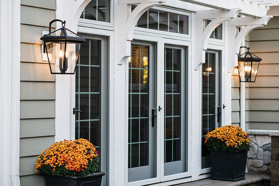 Hinkley Alford Place XL 24" Outdoor Wall Mount Lantern, Museum Black