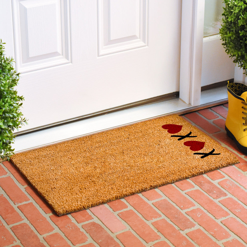 Calloway Mills Vertical XOXO Doormat, 24" X 36"