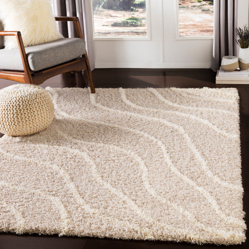 Surya Urban Shag USG-2304 7'10"x10'2" Rug, Beige/Cream