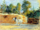 Camille Pissarro Study for 'La Batterie a Montfoucault' Wall Decal
