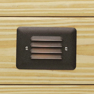 Kichler 15782AZT27R LED Deck Step Light, Textured Bronze Finish