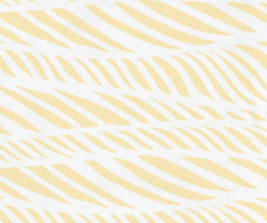Rolling Waves, Geometric Print Beach Towel, Yellow
