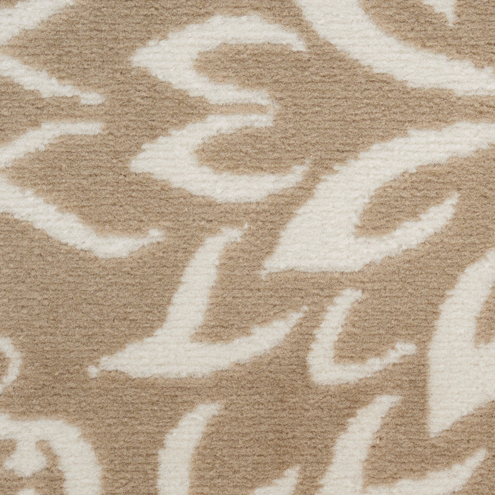 Nourison Jubilant 6' x 9' Taupe Farmhouse Indoor Rug