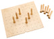 Wood Trim to Fit Drawer Peg Board Insert With Wooden Pegs, Natural, 24.25"W