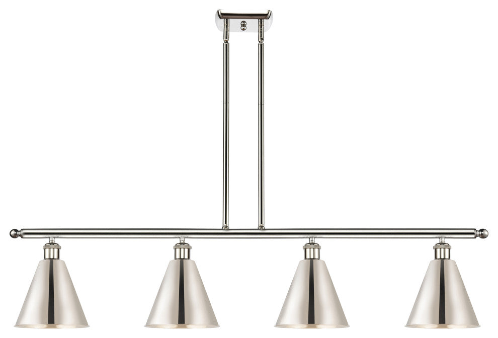 Ballston Cone Island Light, Polished Nickel, Polished Nickel