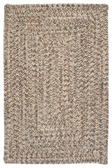 Corsica CC89 Storm Gray Indoor/Outdoor Area Rug, Rectangular 2'x3'