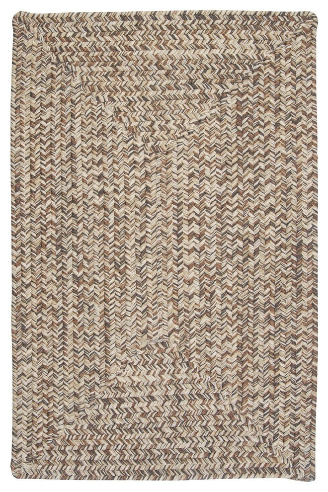 Corsica CC89 Storm Gray Indoor/Outdoor Area Rug, Rectangular 2'x3'