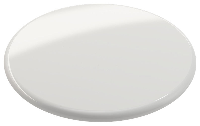 BOCCHI 1220-001 Fireclay Drain Cover for Kitchen Sink Strainers, White