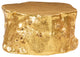 Log Coffee Table, Gold Leaf