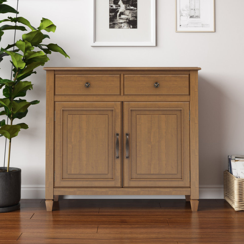 Connaught Entryway Storage Cabinet, Light Golden Brown