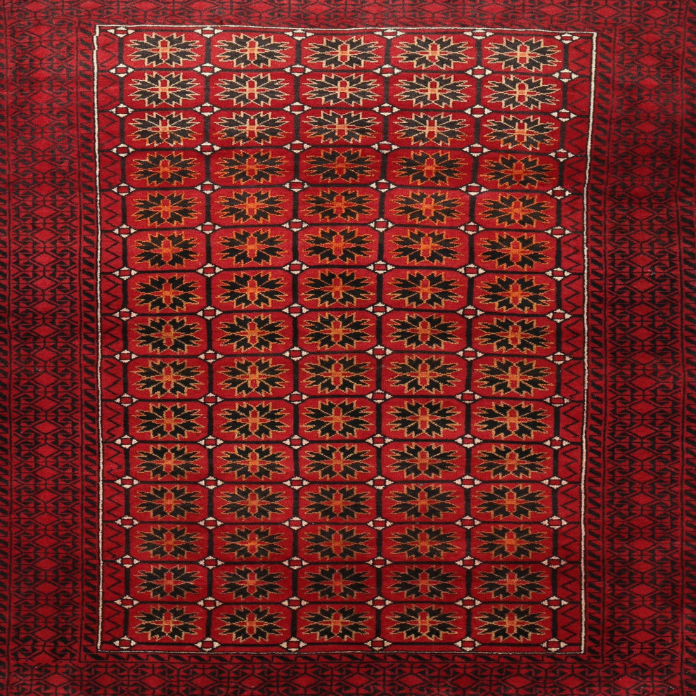 Ahgly Company Indoor Square Traditional Area Rugs, 4' Square