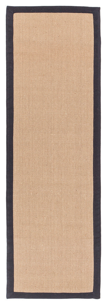 Bay Contemporary Area Rug, Black, 2'6x8' Runner