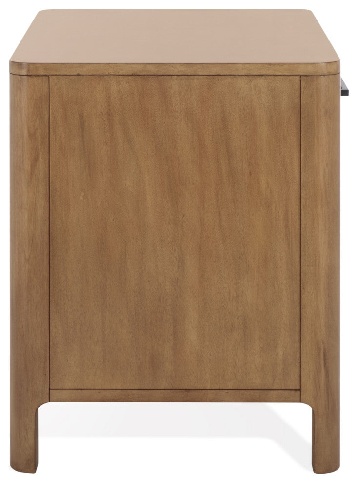 Safavieh Couture Abbiava 1 Drawer Wood Nightstand, Natural