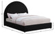 Milo Velvet Upholstered Bed, Black, King
