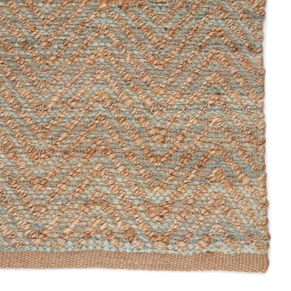 Jaipur Living Reap Natural Chevron Tan/Green Area Rug, 8'x10'