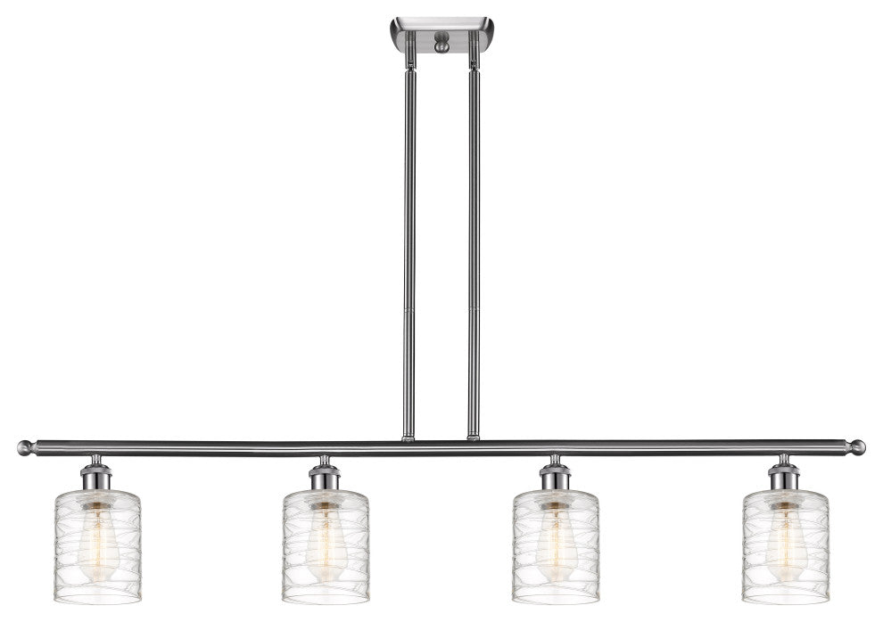 Innovations 516-4I-SN-G1113-LED 4-Light Island Light, Brushed Satin Nickel