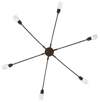 Fredrick Ramond Atera Extra Large Single Tier Chandelier, Black Oxide