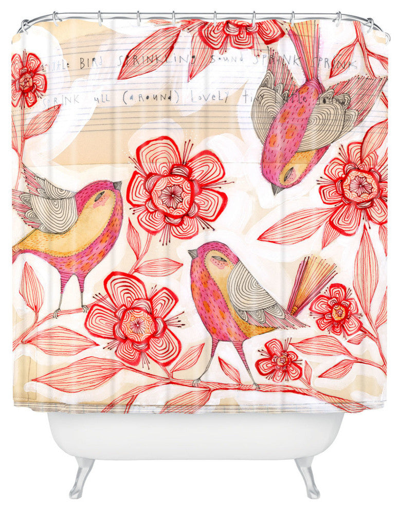 Cori Dantini Sprinkling Sound Shower Curtain