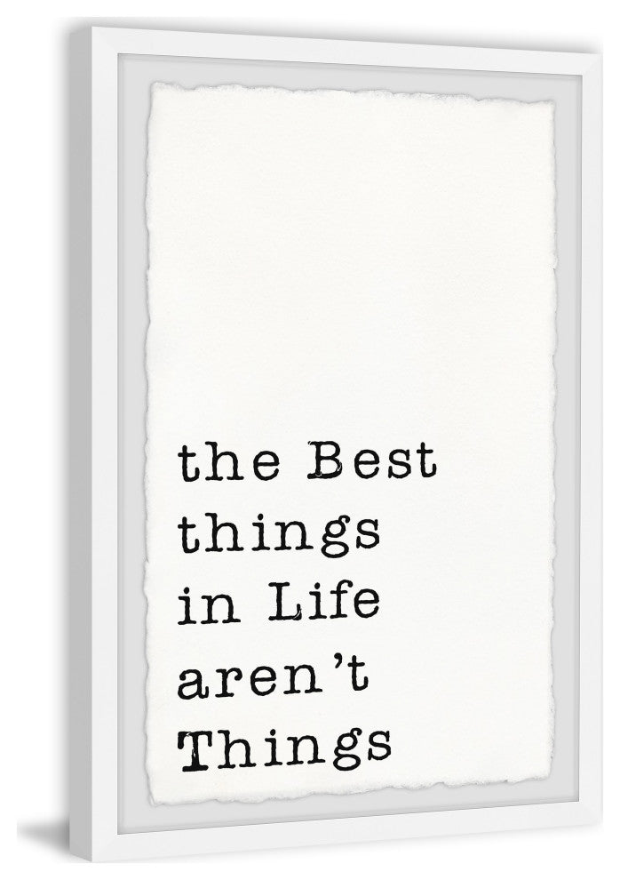 "Best Things in Life II" Framed Painting Print, 30x45