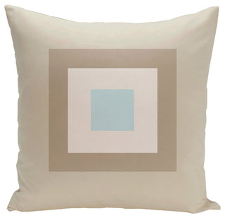 Geometric Decorative Pillow, Oatmeal Omar, 16"x16"