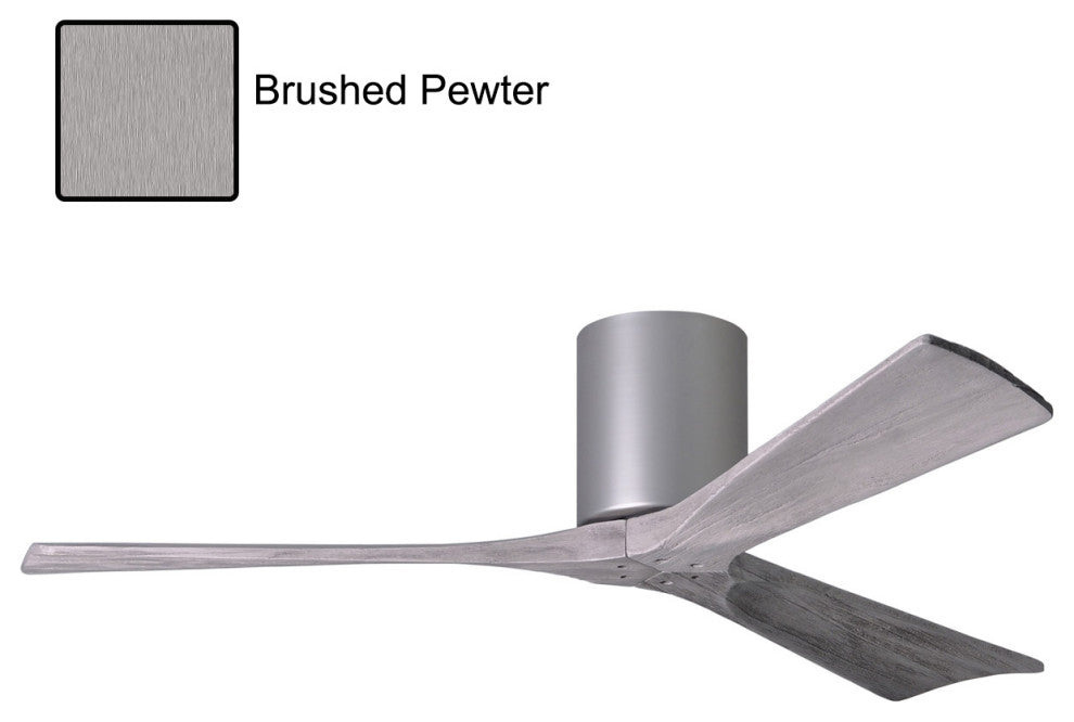 Matthews Fan, Irene-3H Ceiling Fan, Brushed Pewter, 52-Inch, Barn Wood Blades