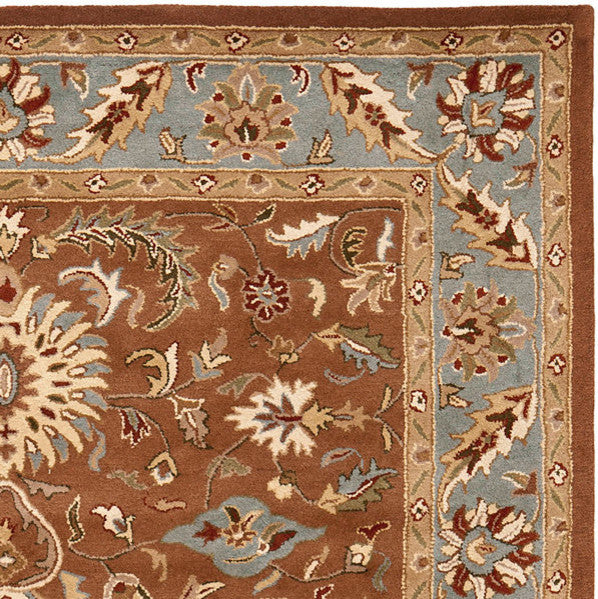 Safavieh Heritage Hg968A Brown, Blue Area Rug