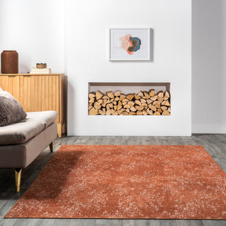 Nuloom Elspeth Casual Faded Washable Rug, Burnt Orange 7' 3" x 9' 3"