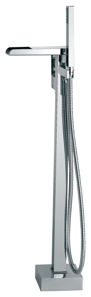 OVE Decors Infinity Freestanding Faucet With Handheld Shower, Chrome