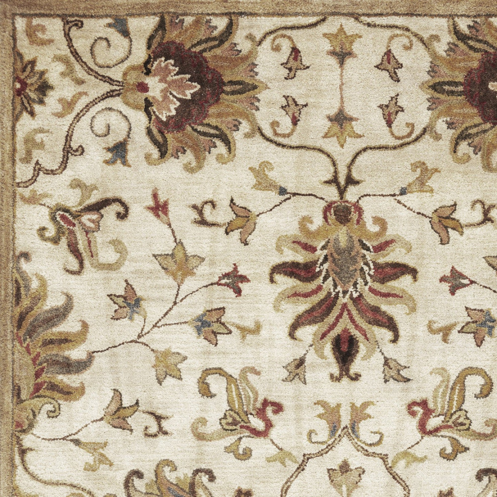 KAS Syriana 6012 Champagne Agra Area Rug, 2'3"x7'6" Runner