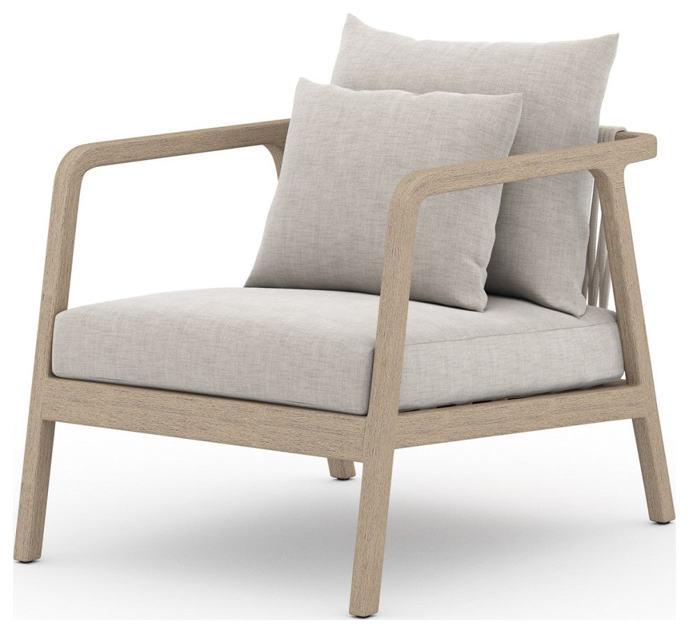 Numa Outdoor Chair-Brown/Stone Grey