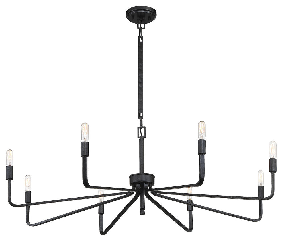 Salem 8-Light Forged Iron Chandelier