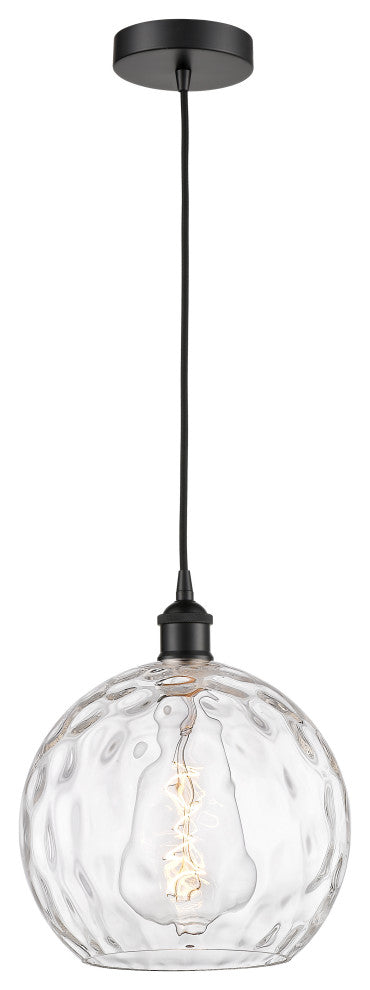 Innovations 616-1P-BK-G1215-10 1-Light Mini Pendant, Matte Black
