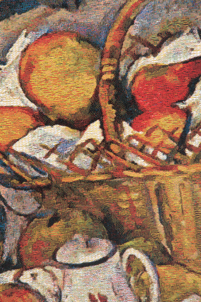 Cezanne Basquet on Table Belgian Wall Tapestry