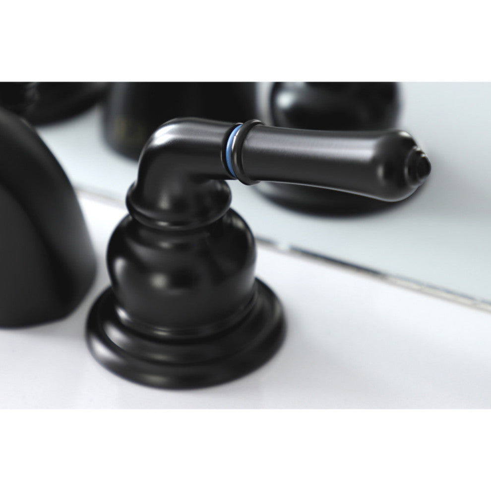 KB95X-P Mini-Widespread Bathroom Faucet, Matte Black