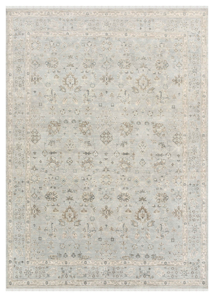 Nuit Arabe Lodi Area Rug Ice Blue, 2' X 3'