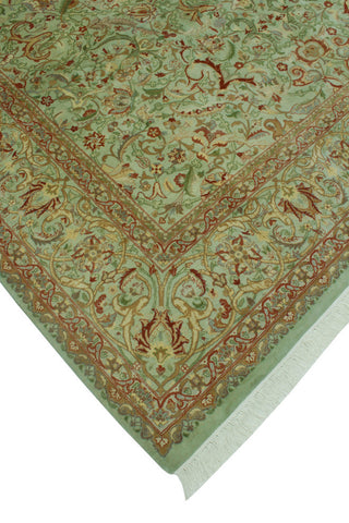 Pak-Persian Chapman Light Green/Rust Rug, 9'0x12'2