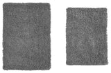 Fantasia Bath Rug Bath Rug Set, Machine Wash, 2 Piece Set, Gray