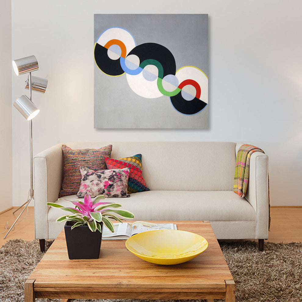"Endless Rhythm" by Robert Delaunay, Canvas Print, 18x18"