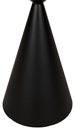 Zasa Side Table, Black Steel