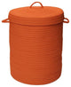 Colonial Mills Hamper Simply Home Solid Rust Round Hamper With Lid