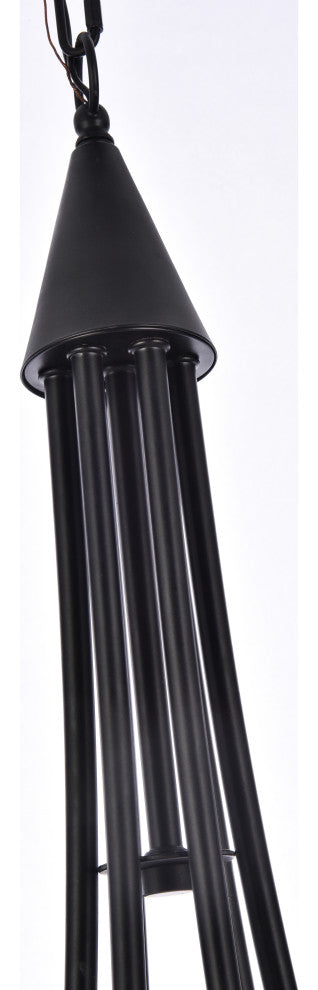 Chloe 42" Pendant, Black