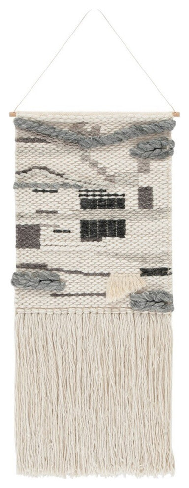 Safavieh Sedona Jasbryn Woven Wall Art Ivory/ Grey 22" X 30"