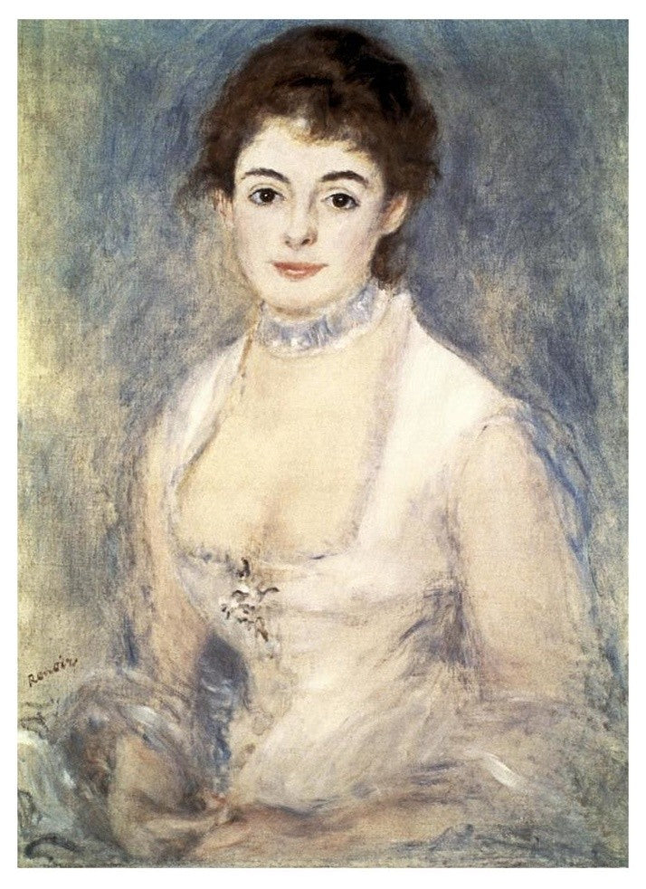 "Madame Henriot, c.1876" Digital Paper Print by Pierre-Auguste Renoir, 24"x32"
