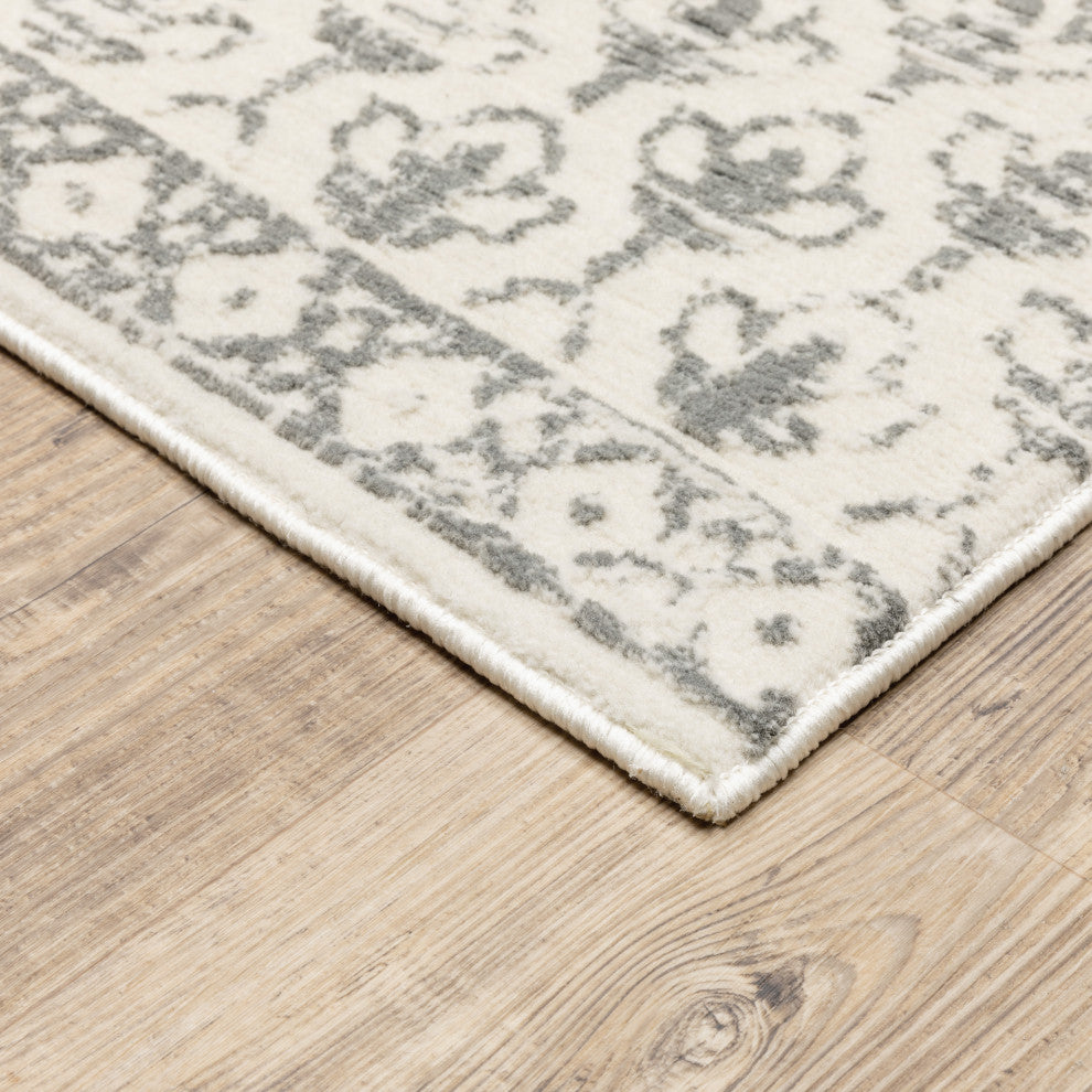 Oriental Weavers Capistrano Indoor Rug Ivory/ Grey 5'3" X 7'6"