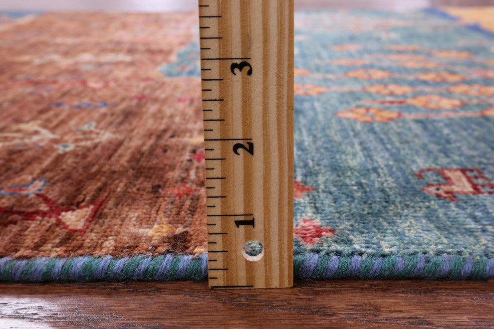3' 5" X 5' 3" Tribal Persian Gabbeh Handmade Rug Q10722
