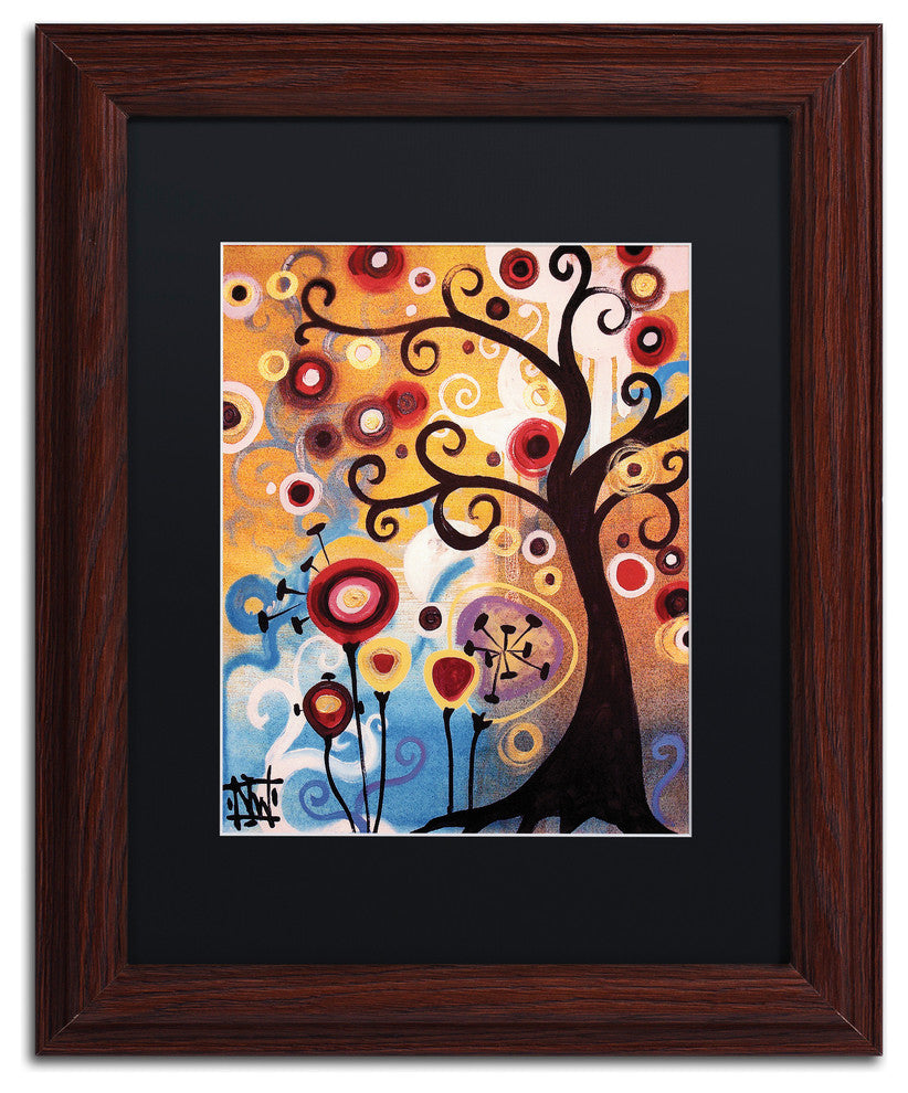 Natasha Wescoat '017' Art, Wood Frame, Black Mat, 11x14