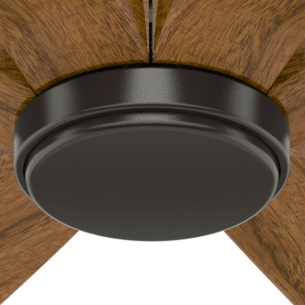 Hunter 58" Rhinebeck Noble Bronze Ceiling Fan With Wall Control