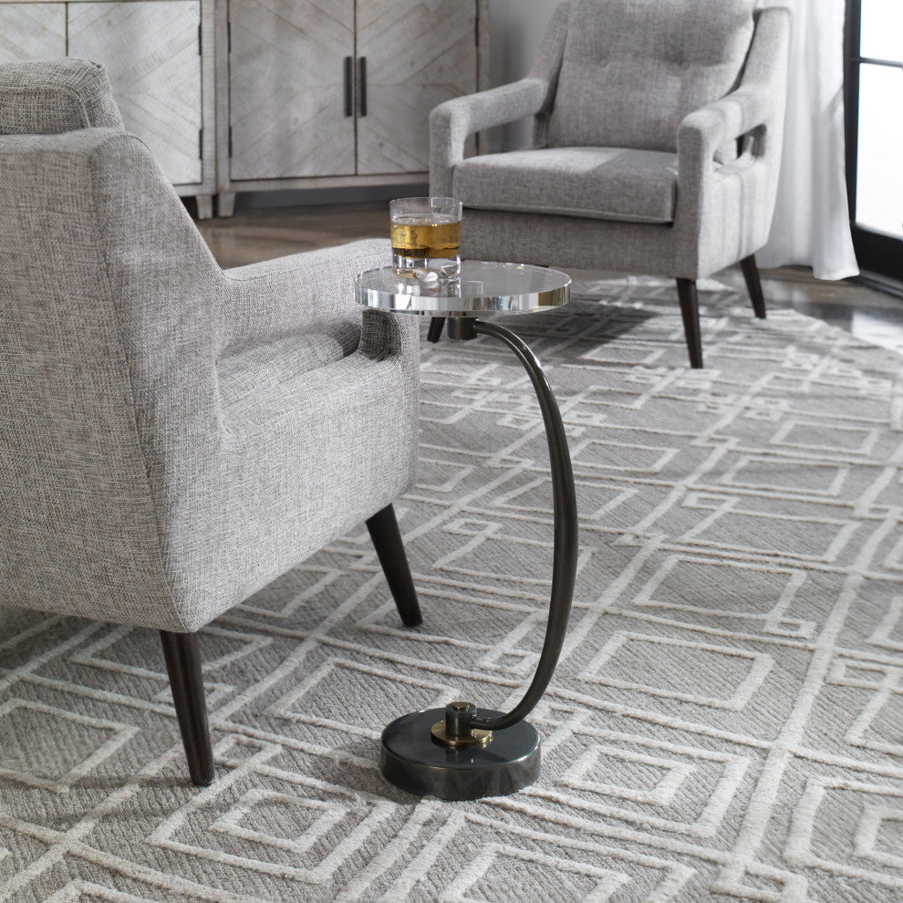 Uttermost Waveney Bronze Drink table