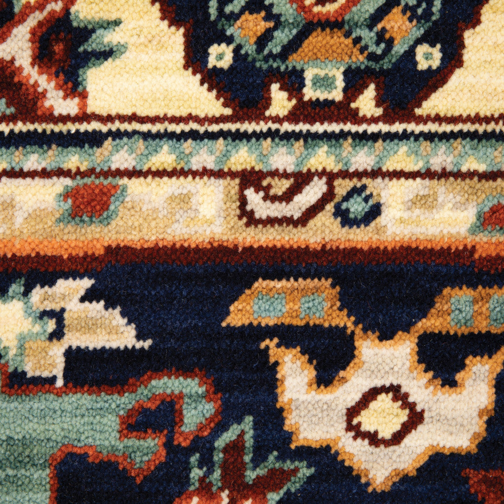 Oriental Weavers Lilihan Indoor Rug Red/ Blue 6'7" X 9'6"