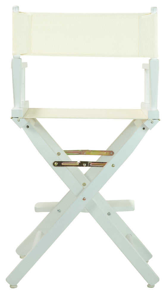 024" Director's Chair White Frame-Natural/Wheat Canvas